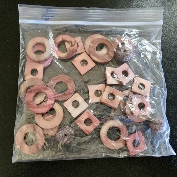 Mix Bulk Beads 19 Bags for Jewelry Making Multi Materials And Shapes New 2 Lbs+ - Picture 16 of 16